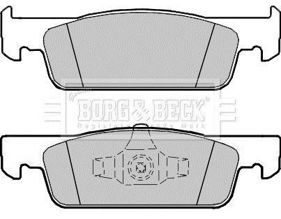 Тормозные колодки.) BORG & BECK BBP2407