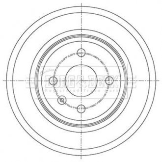 Тормозный барабан BORG & BECK BBR7264