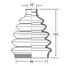 Пильовик BORG & BECK BCB2302