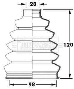 Пыльник BORG & BECK BCB2394