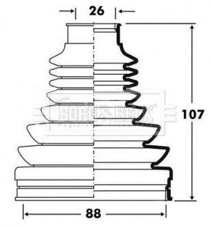 Пильовик BORG & BECK BCB2811