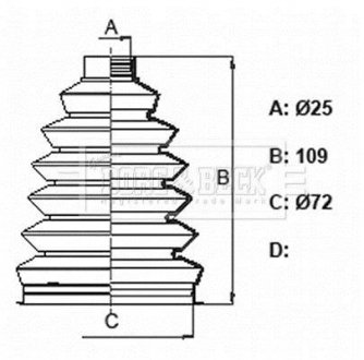 Пильовик BORG & BECK BCB6122