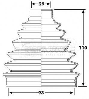 Пыльник BORG & BECK BCB6227