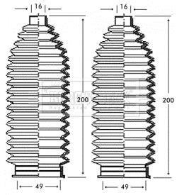 Пильовик BORG & BECK BSG3242