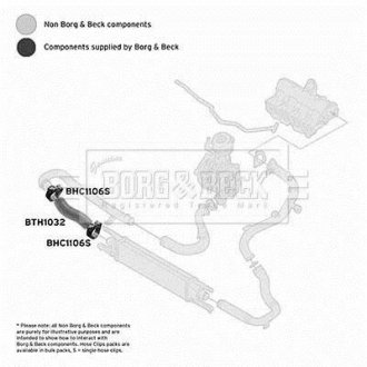 Шлангопровід BORG & BECK BTH1032