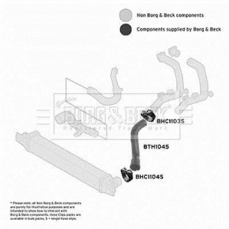 Шлангопровод BORG & BECK BTH1045