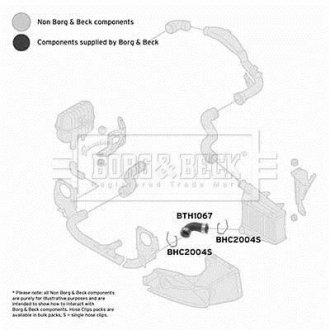 Шлангопровод BORG & BECK BTH1067