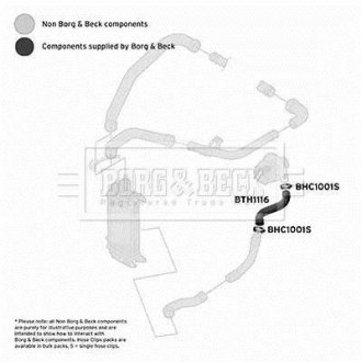 Шлангопровід BORG & BECK BTH1116