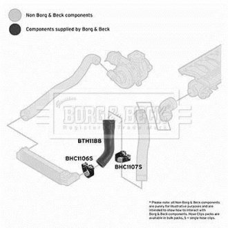 Шлангопровод BORG & BECK BTH1188