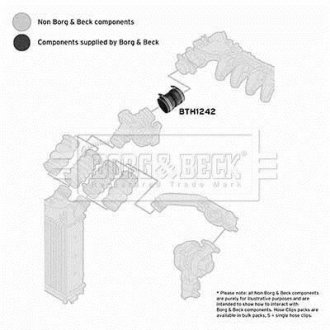 Шлангопровод BORG & BECK BTH1242