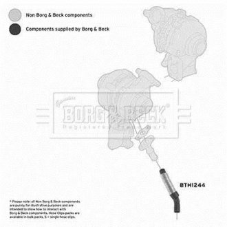 Шлангопровод BORG & BECK BTH1244