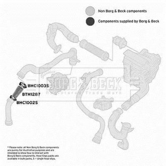 Шлангопровод BORG & BECK BTH1287