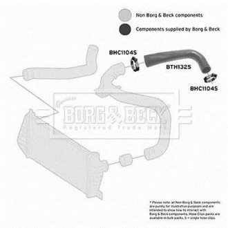 Шлангопровід BORG & BECK BTH1325