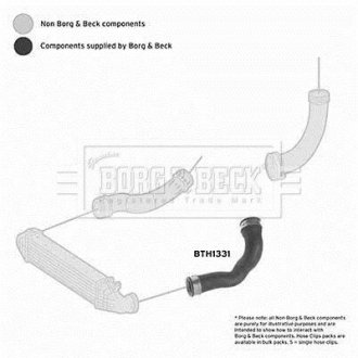 Шлангопровід BORG & BECK BTH1331