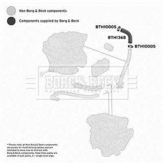 Шлангопровід BORG & BECK BTH1368