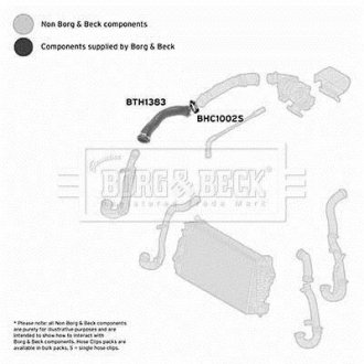 Шлангопровід BORG & BECK BTH1383