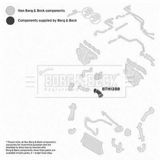 Шлангопровод BORG & BECK BTH1388