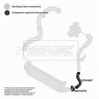 Шлангопровод BORG & BECK BTH1697 (фото 1)
