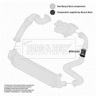 Шлангопровід BORG & BECK BTH1698