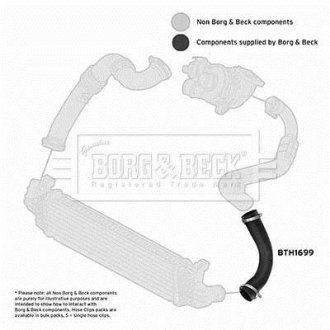 Шлангопровід BORG & BECK BTH1699