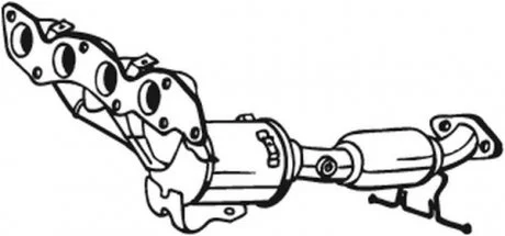 Фото каталізатор BOSAL 090107 Каталізатор BOSAL 090107