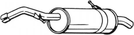 Задній. глушник,випускна сист. BOSAL 135117