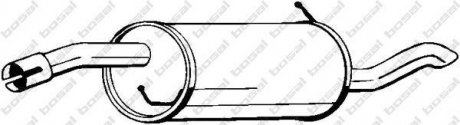 Глушитель выхлопных газов (конечный) BOSAL 154161