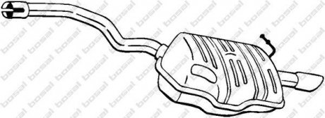 Глушитель выхлопных газов (конечный) BOSAL 220453