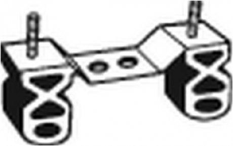 Деталі вихлопної системи BOSAL 255-542