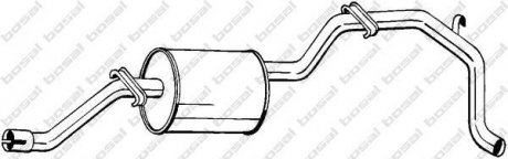 Глушитель выхлопных газов (конечный) BOSAL 285413 (фото 1)