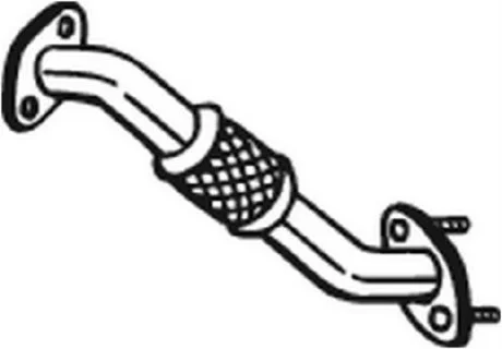 Вихлопна труба передн (довжина:450мм) HYUNDAI I20 I 1.2/1.2LPG 09.08-12.15 BOSAL 700141