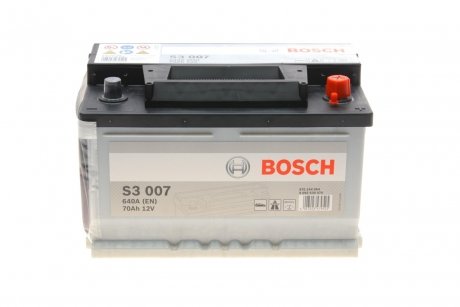 Акумуляторна батарея 12В/70Ач/640А BOSCH 0092S30070