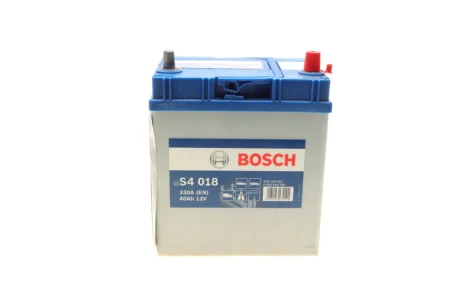 Акумулятор 12В/40Аг/330А/9,74кг BOSCH 0 092 S40 180