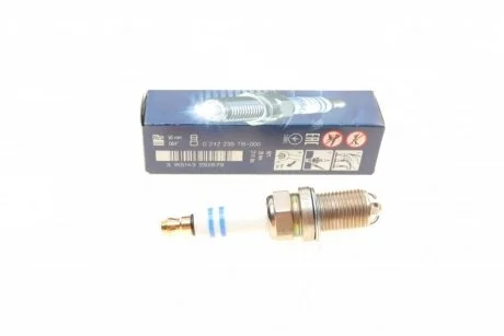 Свічка запалювання SUPER 1,6mm AUDI A6 4,2, A8 3,7/4,2 99- VW Touareg BOSCH 0242235715