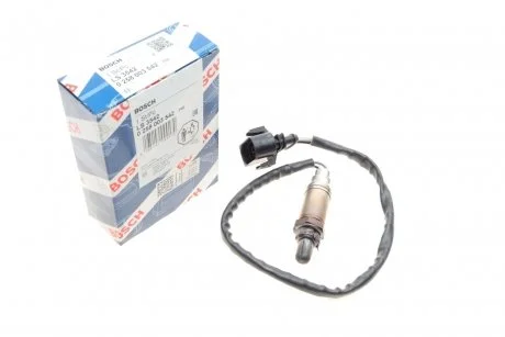 Фото лямбда-зонд (кількість дротів 4, 580мм) (перед каталізатором) AUDI A6 C4, SEAT CORDOBA, CORDOBA VARIO, IBIZA II, INCA, VW CADDY II, CADDY II/MINIVAN, GOLF III, POLO 1.4/1.6/1.8 10.91-12.02 BOSCH 0258003542 Лямбда-зонд (кількість дротів 4, 580мм) (перед каталізатором) AUDI A6 C4, SEAT CORDOBA, CORDOBA VARIO, IBIZA II, INCA, VW CADDY II, CADDY II/MINIVAN, GOLF III, POLO 1.4/1.6/1.8 10.91-12.02 BOSCH 0258003542