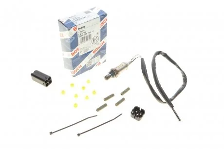 Лямбда-зонд (кількість дротів 4) (універсальні) CHRYSLER 300C, CONCORDE, GRAND VOYAGER III, PT CRUISER, TOWN & COUNTRY, VOYAGER III, VOYAGER V DODGE CARAVAN, CHARGER, DAKOTA 1.25-8.4 10.84- BOSCH 0258005729