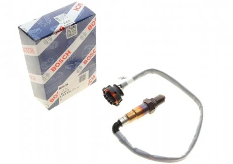 Лямбда-зонд (кількість дротів 4, 549мм) OPEL AGILA A, ASTRA G, ASTRA H, ASTRA H GTC, CORSA C, CORSA C/HATCHBACK, SPEEDSTER, ZAFIRA A, ZAFIRA B, ZAFIRA B/MINIVAN 1.0/1.2/2.0 09.00-12.10 BOSCH 0258006171
