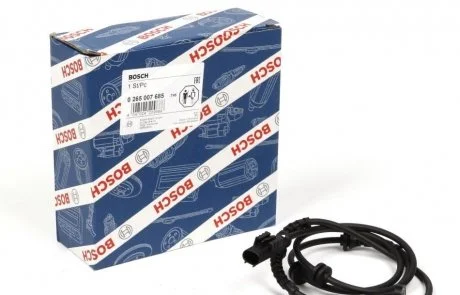 Фото датчик ABS передн. Fiat Ducato 06- BOSCH 0 265 007 685 Датчик ABS передн. Fiat Ducato 06- BOSCH 0 265 007 685