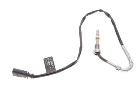 Датчик температури вихлопних газів (перед турбіною) AUDI A3, Q2, Q3, TT, SEAT ALHAMBRA, ATECA, LEON, LEON SC, LEON ST, TARRACO, SKODA KAROQ, KODIAQ I, KODIAQ II, OCTAVIA III 1.6D/2.0D 04.12- BOSCH 0986259020