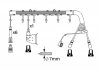 Дроти високого напруги 7шт BMW E34 2,0/2,5 BOSCH 0986356362 (фото 5)