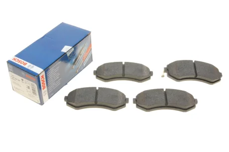 Гальмівні колодки передн. NISSAN Almera -00, Patrol 2,8/3,0 97-. BOSCH 0986424489