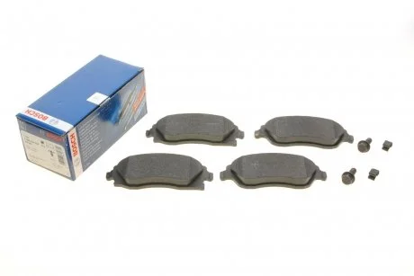 Фото гальмівні колодки перед. OPEL Combo 01-, Corsa C 1,0-1,8 00- BOSCH 0986424527 Гальмівні колодки перед. OPEL Combo 01-, Corsa C 1,0-1,8 00- BOSCH 0986424527