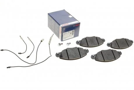 Колодки гальмівні передні C5 2.2HDI-3.0 01- BOSCH 0986424581