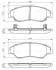 Тормозные колодки, дисковые BOSCH 0986424696 (фото 1)