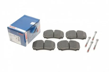 Фото гальм. колод. задн. Transit, IVECO Daily 00- BOSCH 0 986 424 750 Гальм. колод. задн. Transit, IVECO Daily 00- BOSCH 0 986 424 750