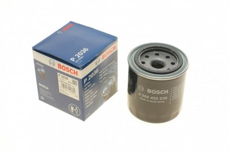 Фільтр масляний ISUSU MAZDA 323/626 OPEL ROVER HONDA Accord, CR-V BOSCH 0 986 452 036