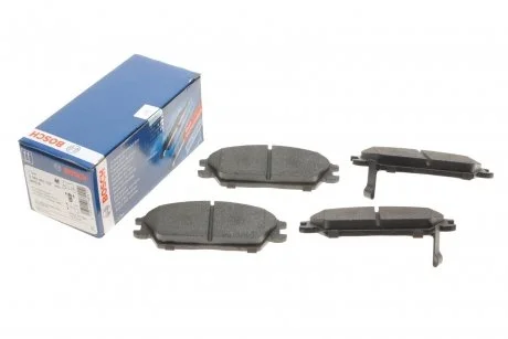 Гальмівні колодки перед. HONDA Accord 83-85 HYUNDAI Accent, Lantra, Getz BOSCH 0986461127
