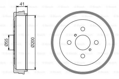 B╩BEN HAM TOYOTA YARIS 1.0 16V 65KM 03-05, 1.3 87KM 02-05 BOSCH 0986477199 (фото 1)