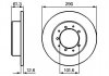 Гальмівний диск задн. LAND ROVER Didcovery -98 BOSCH 0986478656 (фото 2)