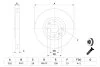 Гальмівний диск передн. Citroen C4 2.0i,2.0HDI,Grand C4 Picasso 1.6,2.0 (302*26) BOSCH 0986479288 (фото 5)